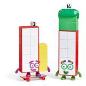 Numberblocks Thirteen and Fourteen Figure Pack