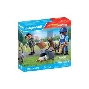 Playmobil 71731 Action Heroes Police Trace Search With Sniffer Dog