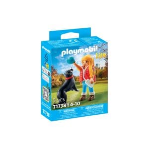 Playmobil 71738 My Life Woman With Mountain Dog Collectible Set