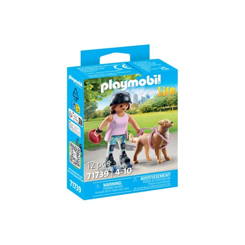 Playmobil 71739 My Life Skater With Retriver Collectible Set