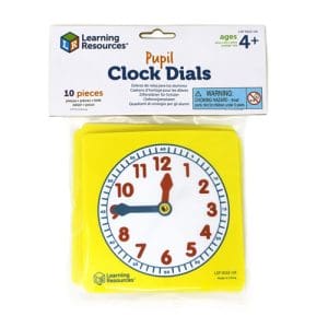 Pupil Clock Dials (Set of 10)