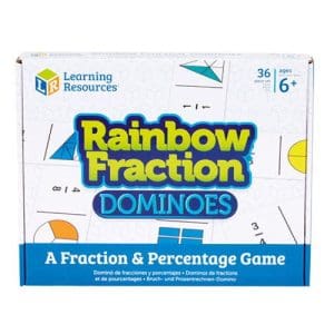 Rainbow Fraction Dominoes