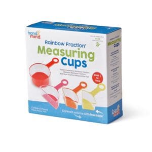 Rainbow Fraction Liquid Measuring Cups