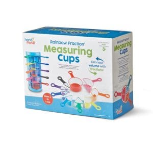 Rainbow Fraction Measuring Cups (Set of 9)