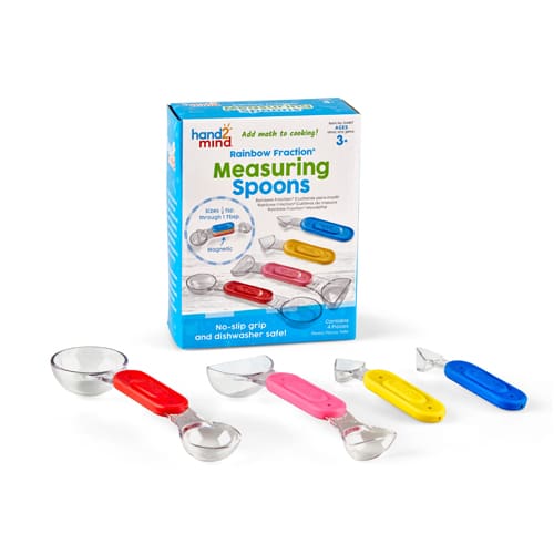 Rainbow Fraction Measuring Spoons Rainbow Fraction Measuring Spoons