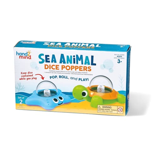 Sea Animal Dice Poppers Sea Animal Dice Poppers
