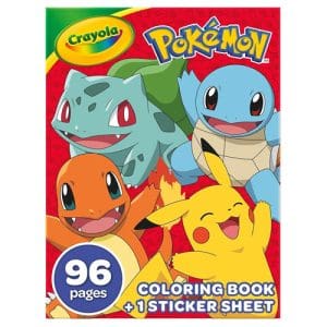 Crayola Pokemon 96 page Colouring Book