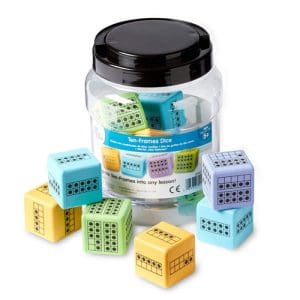 Ten Frames Dice, Set of 12