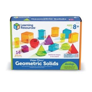 View-Thru Geometric Solids (Set of 14)