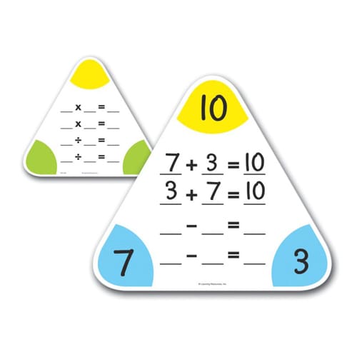 Write & Wipe Fact Family Boards (Set of 5) Write & Wipe Fact Family Boards (Set of 5)