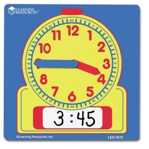 Write & Wipe Student Clocks (Set of 10)