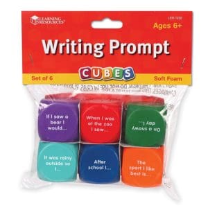 Writing Prompt Cubes