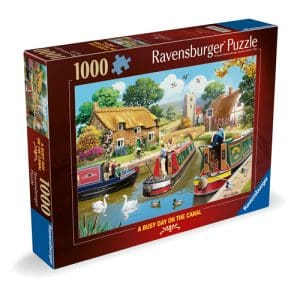 A Busy Day on the Canal Puzzle - 1000 Pieces