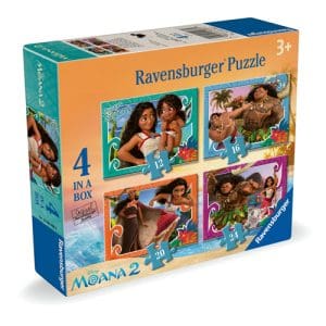 Moana 2 Puzzle - 4 in a Box