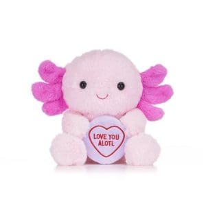 Posh Paws: Love Hearts Axolotl Plush - Love You Alotl (18cm)