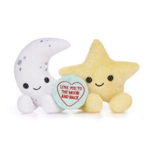 Posh Paws: Love Hearts Moon And Star Plush (13cm)