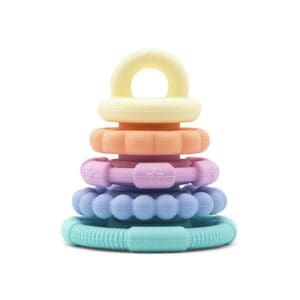 Rainbow Stacker & Teether - Pastel