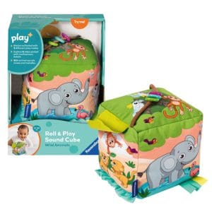 Roll & Play Sound Cube: Wild Animals
