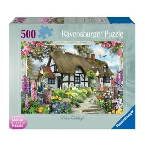 Rose Cottage Puzzle - 500 Pieces Large Format