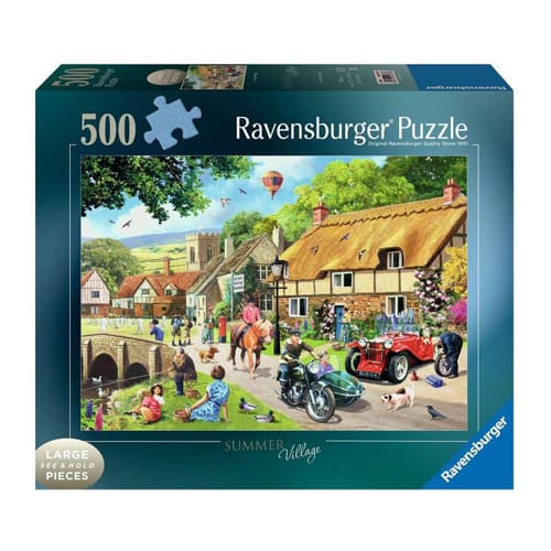 Summer Village Puzzle - 500 Pieces Large Format Summer Village Puzzle - 500 Pieces Large Format
