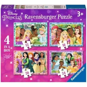 Disney Princess Puzzle - 4 in a Box