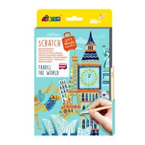 A5 Scratch Book - Travel the World