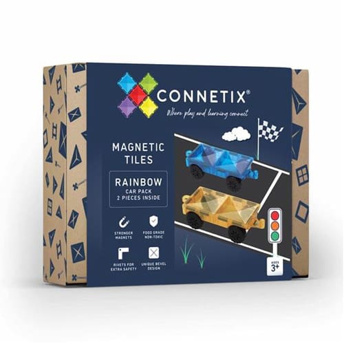 Connetix - Rainbow Car Pack (2 Pieces)