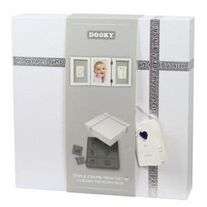 DOOKY Gift Handprint - Triple Frame White