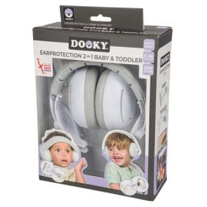 Dooky Baby/Junior Ear Protection - White