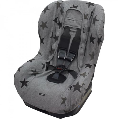 Dooky - Seat Cover Group 1+ Grey Stars Dooky - Seat Cover Group 1+ Grey Stars