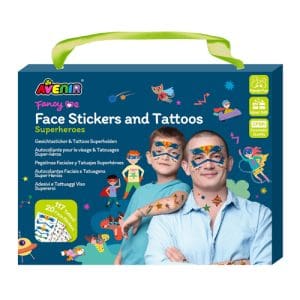Face Sticker and Tattoos - Superheroes