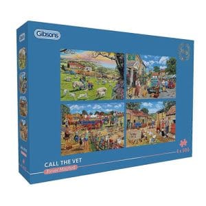 Gibsons - Call the Vet - 4 x 500 Piece Jigsaw Puzzle