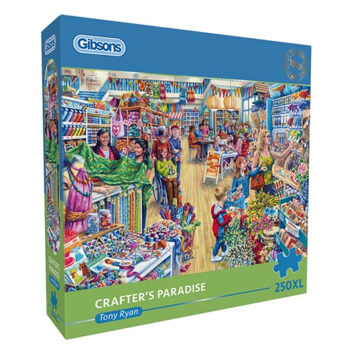 Gibsons - Crafters Paradise - 250XL Piece Jigsaw Puzzle Gibsons - Crafters Paradise - 250XL Piece Jigsaw Puzzle