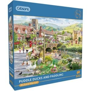 Gibsons - Puddle Ducks & Paddling - 500 Piece Jigsaw Puzzle