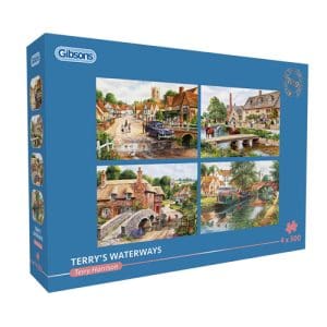 Gibsons - Terrys Waterways - 4 x 500 Piece Jigsaw Puzzle