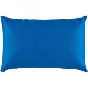 HC Memory Foam Travel and Maternity Pillow Blue with Light Blue Storage Bag