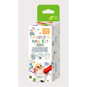 Haku Yoka Mini Colouring Roll Kit - Vehicle