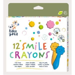 Haku Yoka Smile Crayons - 12 Colours