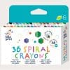 Haku Yoka Spiral Crayons - 36 Colours Haku Yoka Spiral Crayons - 36 Colours