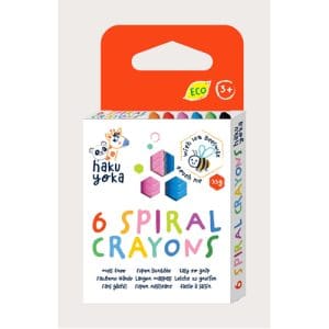 Haku Yoka Spiral Crayons - 6 Colours