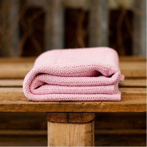 Hippychick Cellular Baby Blanket - Dusky Pink Hippychick Cellular Baby Blanket - Dusky Pink