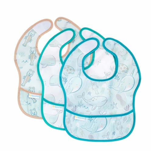 Hippychick Little Bib 3 Pack - Under The Sea Hippychick Little Bib 3 Pack - Under The Sea
