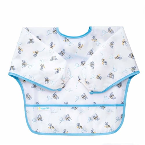 Hippychick Sleeved Bib - Busy Bees Hippychick Sleeved Bib - Busy Bees