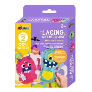Lacing My First Charm - Monster Friends