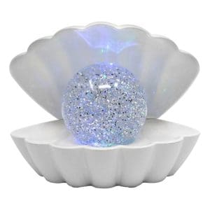 Lumez Shell Lamp With Glitter
