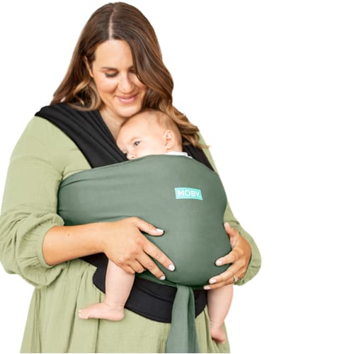 MOBY Easy Wrap Carrier - Olive/Onyx MOBY Easy Wrap Carrier - Olive/Onyx