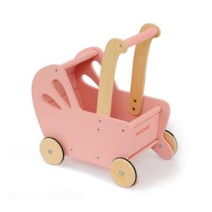 Moover Essential Flatpacked Pram Pink