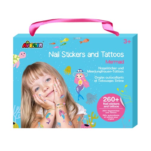 Nail Stickers and Tattoos Mermaid Nail Stickers and Tattoos Mermaid