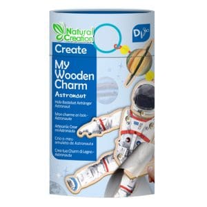 Natural Creation - Wooden Charm Astronaut