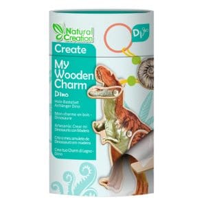 Natural Creation - Wooden Charm Dinosaur